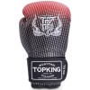 Top King "Super Star" Боксерские Перчатки Тайский Бокс с Сеткой Красные