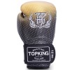 Top King "Super Star" Боксерские Перчатки Тайский Бокс с Сеткой Золотые