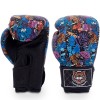 Top King "Wild Tiger" Боксерские Перчатки Тайский Бокс Black