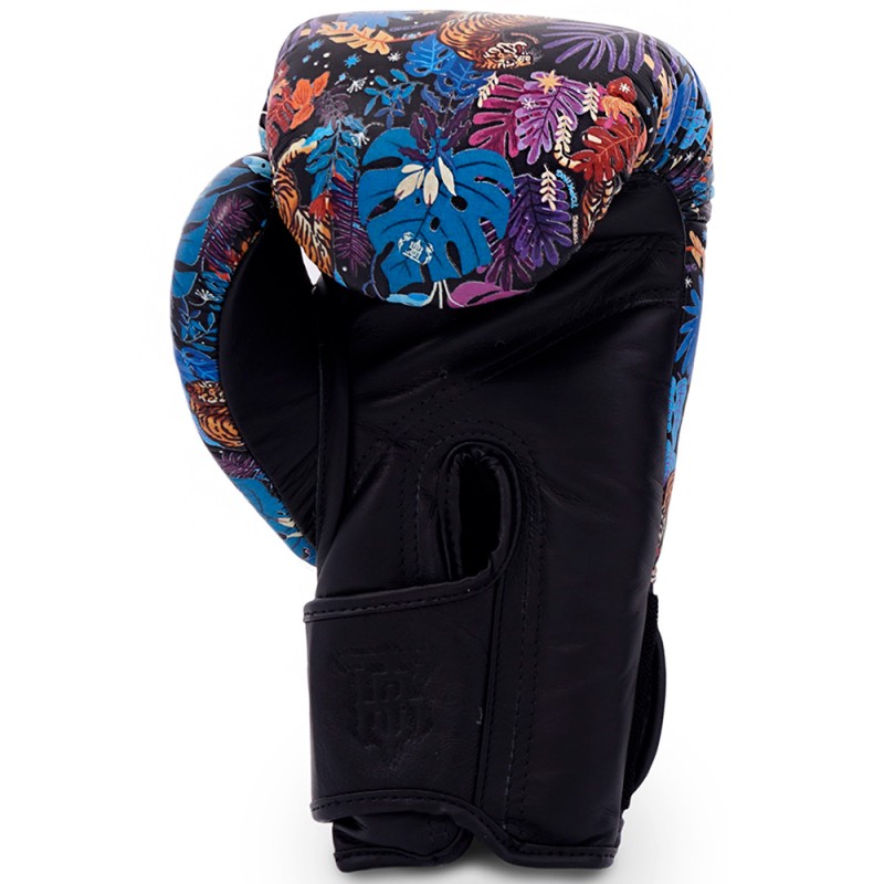 Top King "Wild Tiger" Боксерские Перчатки Тайский Бокс Black