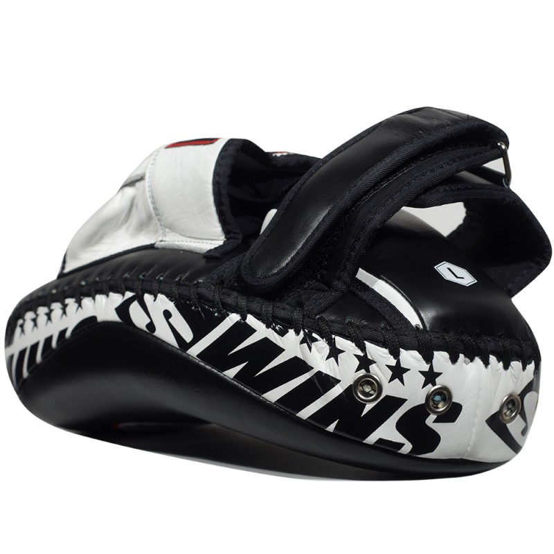 Twins Special PML23 Тайские Лапы-Пады Гибрид "Hybrid Focus Mitts" Тайский Бокс Черно-Белые
