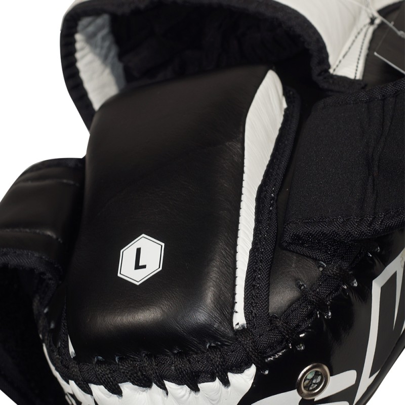 Twins Special PML23 Тайские Лапы-Пады Гибрид "Hybrid Focus Mitts" Тайский Бокс Черно-Белые
