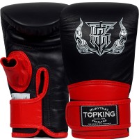Top King TKBMU-OT Снарядные Перчатки Черные с Красным	