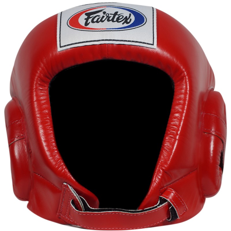 Fairtex HG1 Боксерский Шлем Тайский Бокс Для Соревнований Красный