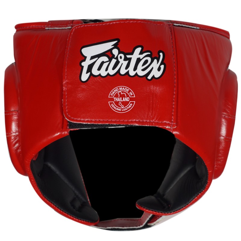Fairtex HG1 Боксерский Шлем Тайский Бокс Для Соревнований Красный