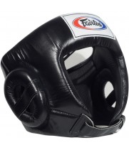 Fairtex HG1 Боксерский Шлем Тайский Бокс Для Соревнований Черный