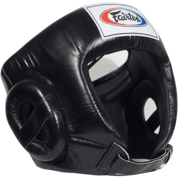 Fairtex HG1 Боксерский Шлем Тайский Бокс Для Соревнований Черный