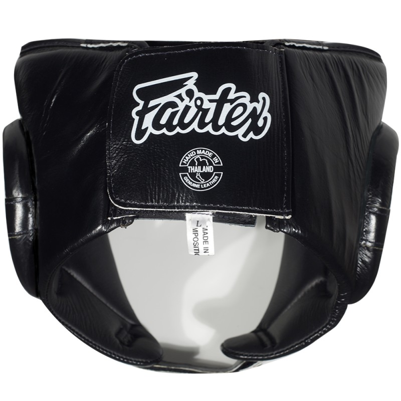Fairtex HG1 Боксерский Шлем Тайский Бокс Для Соревнований Черный