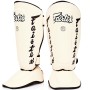 Fairtex SP7 Защита Голени "Twister Detachable In-Step" Разборная Белый
