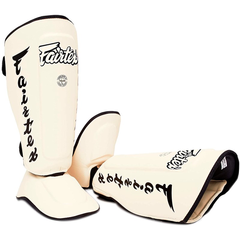 Fairtex SP7 Защита Голени "Twister Detachable In-Step" Разборная Белый