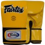Fairtex TGT7 Снарядные Перчатки Закрытый Большой Палец Желтые