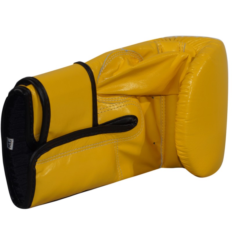 Fairtex TGT7 Снарядные Перчатки Закрытый Большой Палец Желтые