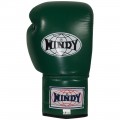 Windy "Pro Boxing Series" Боксерские Перчатки Тайский Бокс Шнурки Зеленые