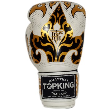 Top King TKBGKN-01 Боксерские Перчатки Тайский Бокс "Kanok" Белые