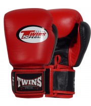 Twins Special BGVL3-2T Боксерские Перчатки Тайский Бокс Красно-Черные