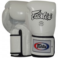 Fairtex BGV5 Боксерские Перчатки Тайский Бокс "Super Sparring" Белые 12 Унций 