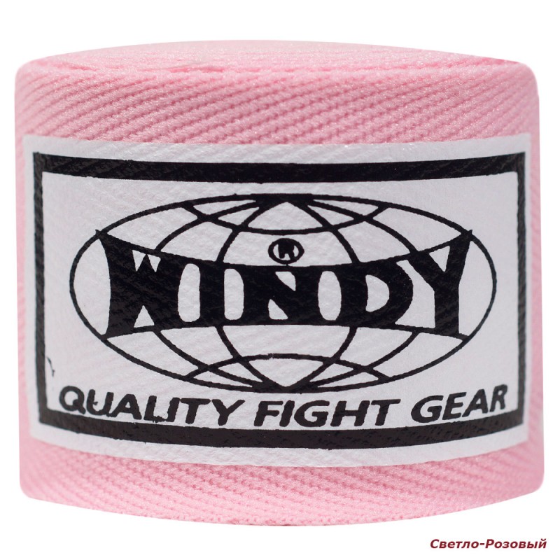 Windy Бинты Боксерские Тайский Бокс Розовый, Светло-Розовый, Белый, Лайм, Фиолетовый, Оранжевый