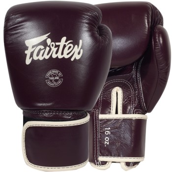 Fairtex BGV16 Боксерские Перчатки Женские "Real Leather" Марун