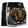Top King TKRMS-006 Шорты Тайский Бокс Ретро Retro Черные