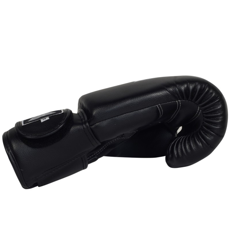 Боксерские перчатки бренд  "Muay Thai"  Black Микрофибра