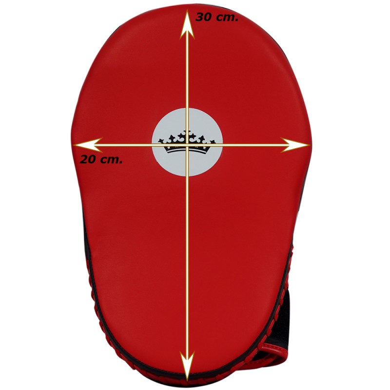 Top King TKFME Лапы Боксерские Тайский Бокс Красно-Черные