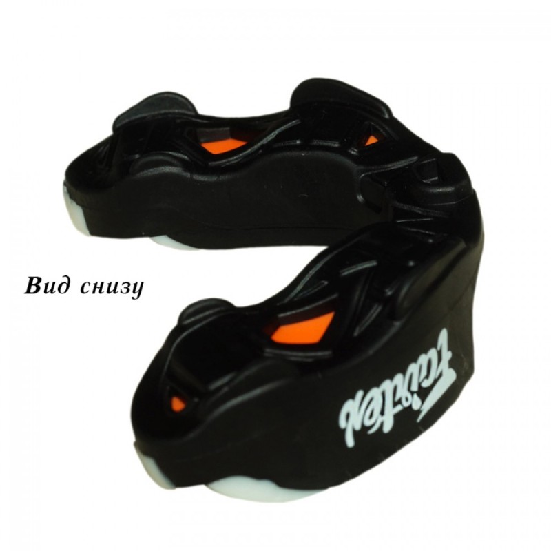 Fairtex FGEL Капа Боксерская Гелевая Тайский Бокс Черно-Белая