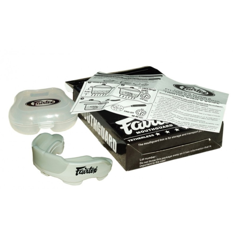 Fairtex FGEL Капа Боксерская Гелевая Тайский Бокс Белая