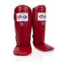 Fairtex SP3 Защита Голени "In-Step Double Padded" Красный