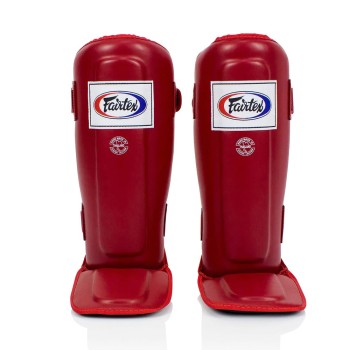 Fairtex SP3 Защита Голени "In-Step Double Padded" Красный
