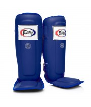 Fairtex SP3 Защита Голени "In-Step Double Padded" Синий