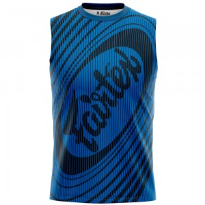 МАЙКА  FAIRTEX ТАЙСКИЙ БОКС ТРЕНИРОВОЧНАЯ MTT30 BLUE