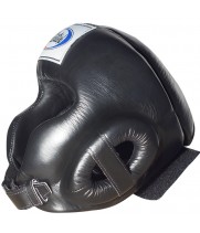 Fairtex HG6 Боксерский Шлем Тайский Бокс Закрытая Макушка "Competition" Черный