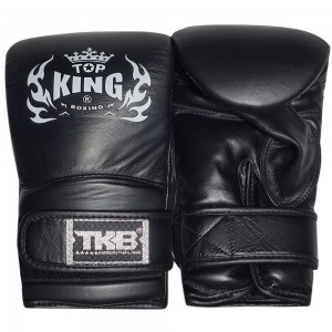 Top King TKBMU-CT Снарядные Перчатки "Ultimate" Закрытый Большой Палец Черные