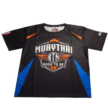 Детская Футболка Born To Be Тайский Бокс Тренировочная SMT-6024-D