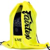 Fairtex BAG6 Рюкзак Тренировочный Тайский Бокс "Sach Bag" Желтый