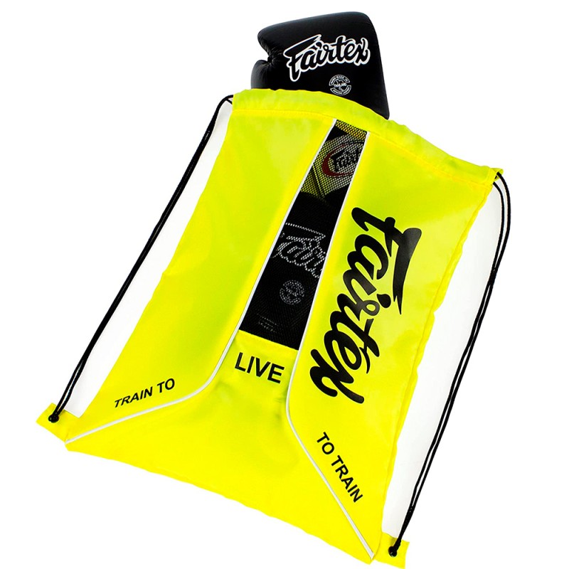 Fairtex BAG6 Рюкзак Тренировочный Тайский Бокс "Sach Bag" Желтый