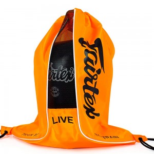 Fairtex BAG6 Рюкзак Тренировочный Тайский Бокс "Sach Bag" Оранжевый