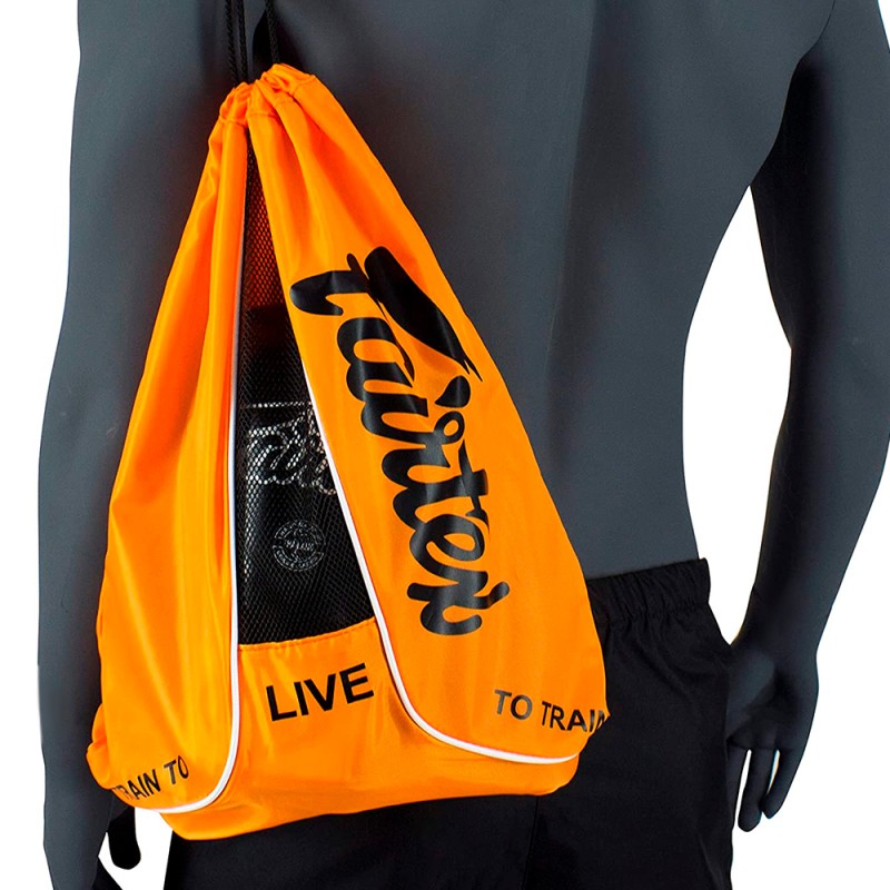 Fairtex BAG6 Рюкзак Тренировочный Тайский Бокс "Sach Bag" Оранжевый