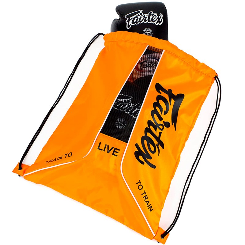Fairtex BAG6 Рюкзак Тренировочный Тайский Бокс "Sach Bag" Оранжевый