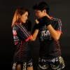 TUFF Футболка Тайский Бокс Тренировочная "True Power Double Tiger Black"