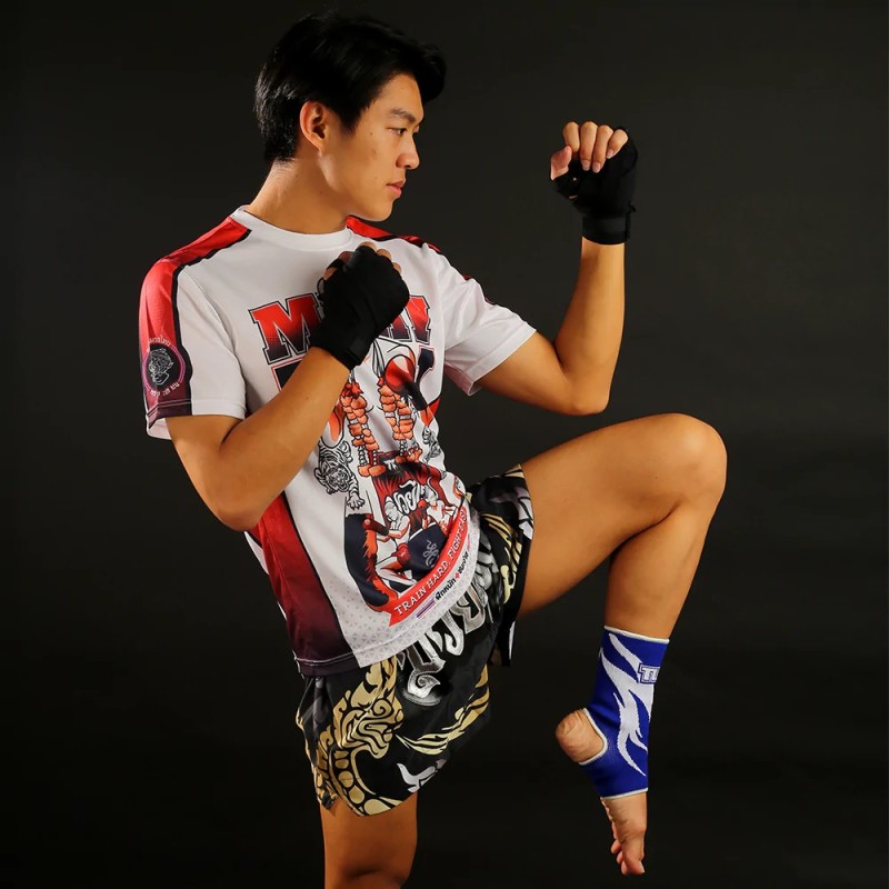 TUFF Футболка Тайский Бокс Тренировочная "Training Motivation Train Hard Fight Easy