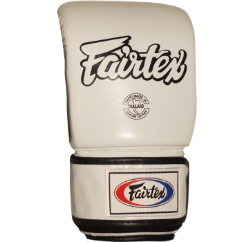 Fairtex TGO3 Снарядные Перчатки Открытый Большой Палец Белые	