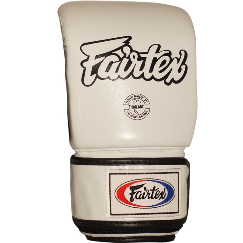 Fairtex TGO3 Снарядные Перчатки Открытый Большой Палец Белые	