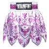  ШОРТЫ TUFF GLADIATOR WHITE-PURPLE ТАЙСКИЙ БОКС