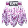  Шорты TUFF Gladiator White-Purple Тайский Бокс
