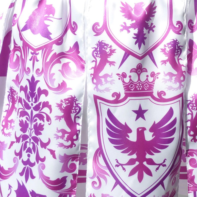  ШОРТЫ TUFF GLADIATOR WHITE-PURPLE ТАЙСКИЙ БОКС