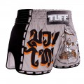 ШОРТЫ ТАЙСКИЕ TUFF MUAY THAI SHORTS RETRO STYLE HANUMAN YANTRA WITH WAR FLAG