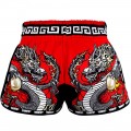 TUFF Шорты Тайский Бокс Ретро Стиль "Red Chinese Dragon"