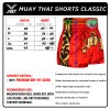 FBT Шорты Тайский Бокс "Classic" Красные