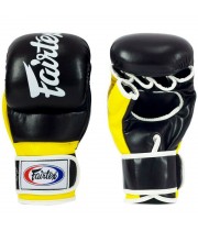 Fairtex FGV18 ММА Перчатки Спарринговые Черные с Желтым	